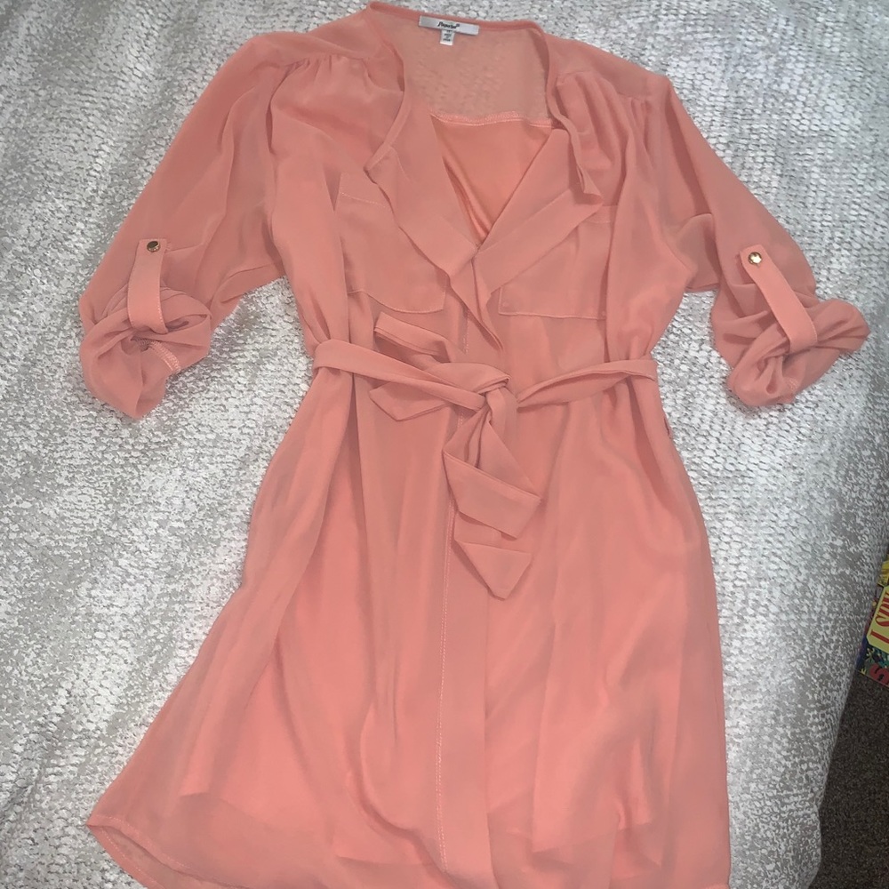 Peach dress
